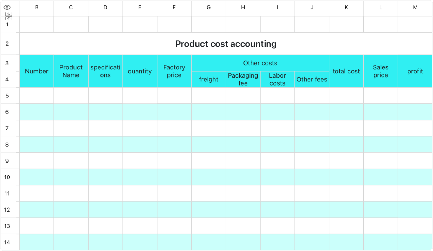 Product costing 1